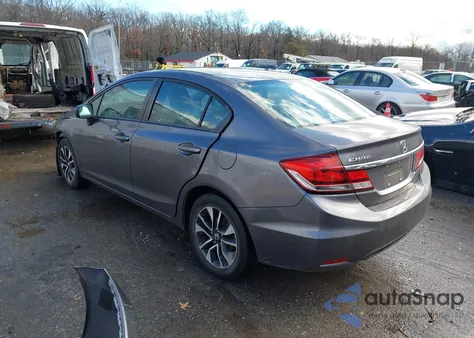 2014 Honda Civic Ex from USA, damaged, VIN 19XFB2F81EE244557